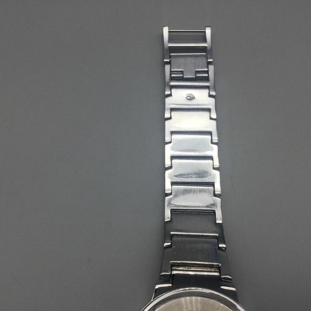 Armitron Now Womens Watch 34mm Two Tone Crystals Day Date New Battery 6.5